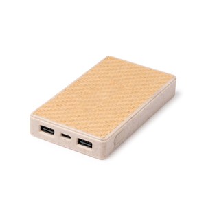Stamina PB1490 - BRUKIN External battery made of wheat fibre body and natural fibre base