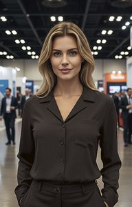 Valento CSVAVEN - Camisa mujer m/larga VENEZIA