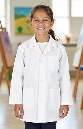 Valento BTVACHA - Kids Lab Coat CHALK