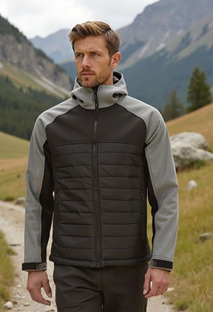 Valento CQVABER - Quilted Hooded Jacket BERING