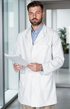 Valento BTVADOC - Bata manga larga DOCTOR