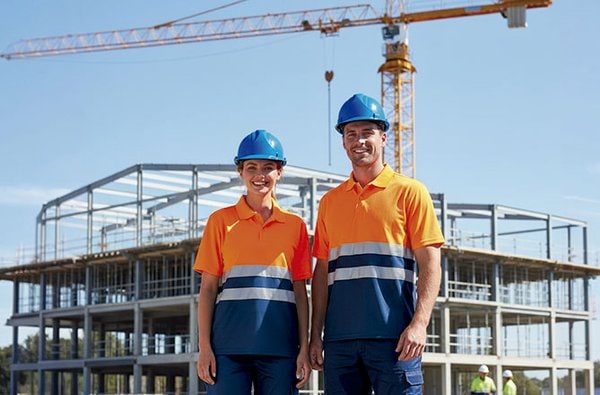Valento POVABUI - Hi-Vis Polo Shirt BUILD
