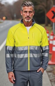 Valento CQVAANE - Hi-Vis Fleece Jacket ANETO