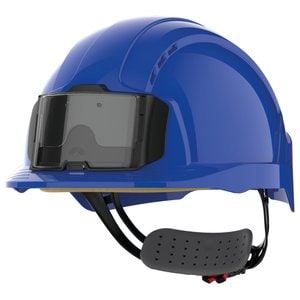 JSP JSAJB173 - Casco de seguridad EVOLite® con portacredenciales, ventilado, ajuste con rueda