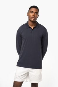 Kariban K2027 - Polo de punto piqué manga larga Bio180 hombre