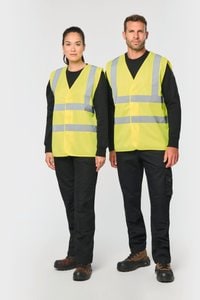 WK. Designed To Work WK616 - Chaleco de adulto alta visibilidad unisex