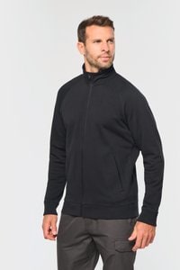 WK. Designed To Work WK406 - Chaqueta de felpa de algodón mangas raglán unisex