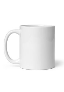White Glossy Mug 11 oz - Egotier 19-1320