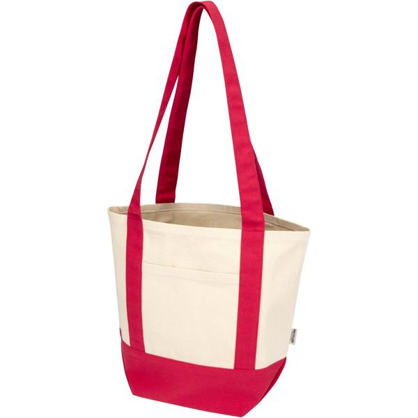 Sam 320 g/m² GRS recycled mini cotton tote bag - EgotierPro 120800