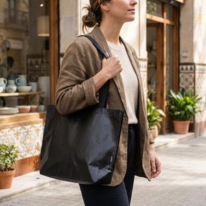 Duo GRS recycled double-laminated tote bag 18L - EgotierPro 130112