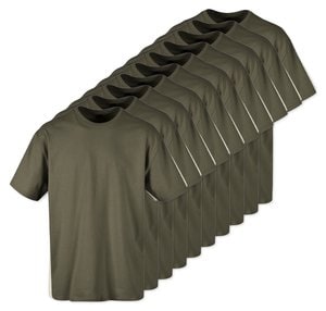 Pack de 10 Build Your Brand BY102 - Camiseta Oversize de Algodón para Estilo Urbano