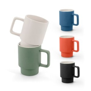 Ceramic mug with matte finish, 330 mL - Egotier 94391