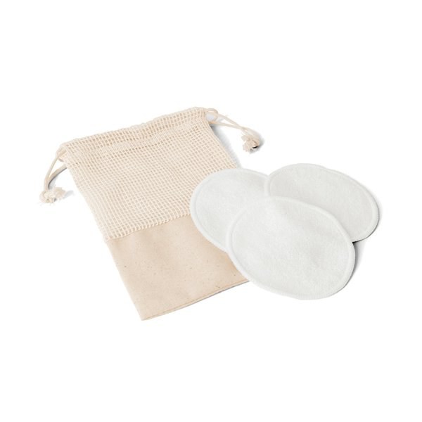 Set of 3 washable and reusable facial cleansing pads - Egotier 95113