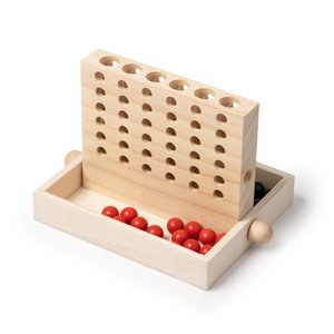 Stamina JU1540 - VICOS Juego de 4 en raya hecho de madera