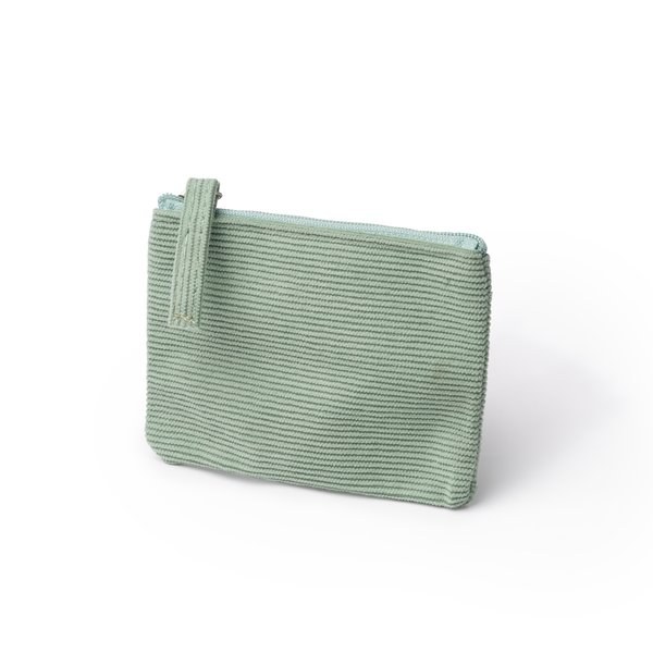 Stamina MN1737 - DAKE Monedero realizado en tejido de pana con cierre de cremallera en el mismo color que el monedero y tirador de ésta a juego