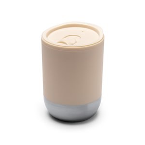 Stamina VA1687 - LINDE Vaso con cuerpo de PP reciclado de doble pared y base de acero inoxidable 304