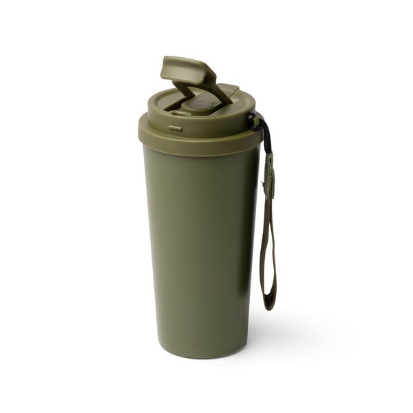 Stamina VA1999 - FOLNER Vaso térmico elaborado en acero inoxidable 304  reciclado de doble pared con capacidad para 500 ml