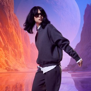 AWDis JH124 - Sudadera estilo bombardero pesado