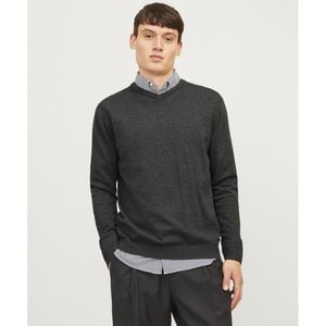Jack&Jones JJ7194 - Suéter de cuello en V para hombre