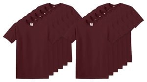 Pack de 120 Fruit of the Loom SC220 - Camiseta de cuello redondo para hombre