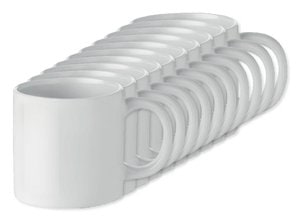 Pack de 10 GiftRetail MO9244 - MINI SUBLIM Taza sublimación 200 ml