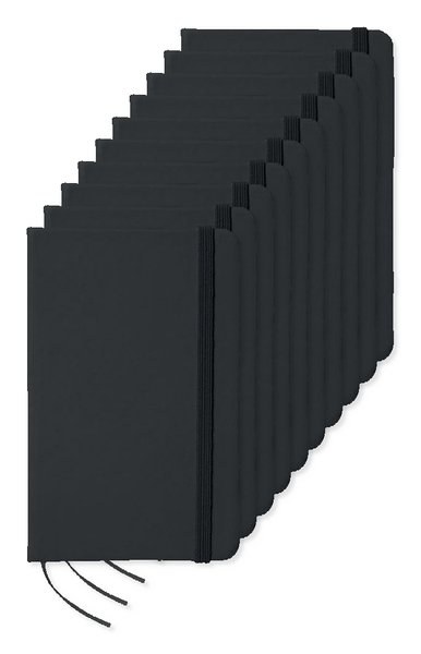 Pack de 100 GiftRetail MO1800 - NOTELUX A6 cuaderno a rayas