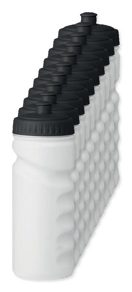 Pack of 10 GiftRetail MO9538 - SPOT EIGHT - Ergonomic BPA-Free 500ml Sports Water Bottle