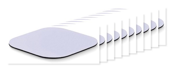 Pack de 100 GiftRetail MO6474 - LIENZO Posavasos de sublimación