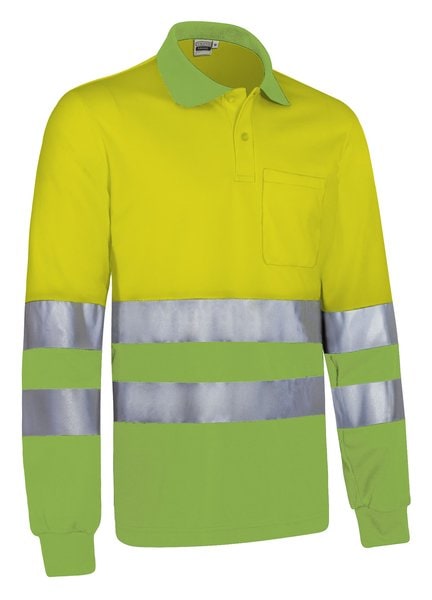 Valento POVASNA - Hi-Vis L/S Polo  SNAKE