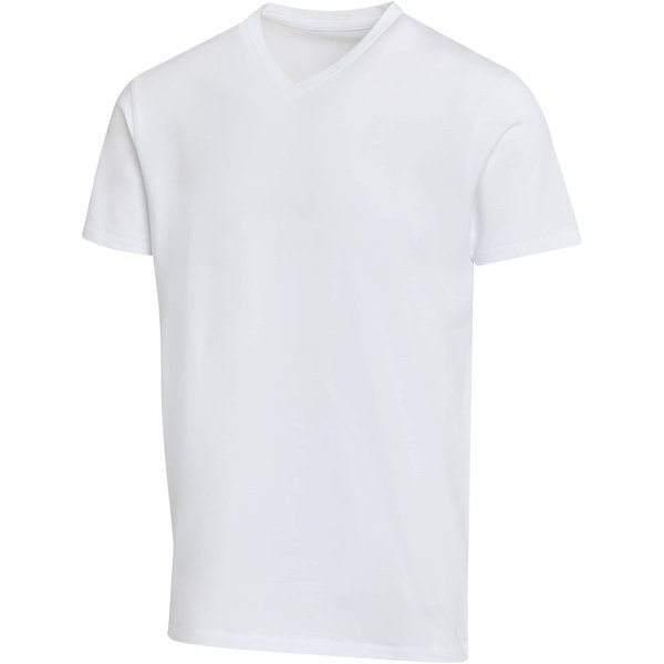 Elevate 39665 - Camiseta orgánica unisex con certificado OCS de manga corta y cuello de pico de 200 g/m² "Balfour"