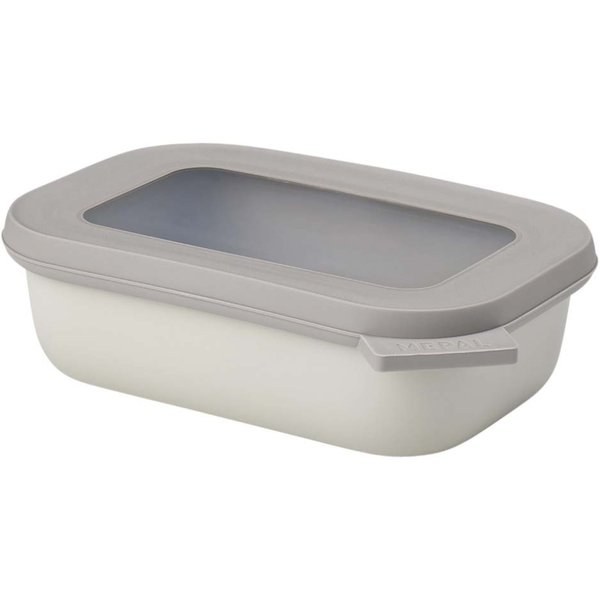 Mepal 113195 - Cirqula, recipiente rectangular de 500 ml con varios compartimentos