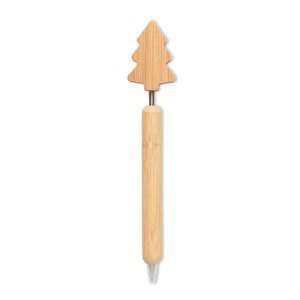 CHRISPEN Bolígrafo bambú árbol Navidad - GiftRetail CX1580