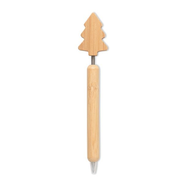 CHRISPEN Bolígrafo bambú árbol Navidad - GiftRetail CX1580