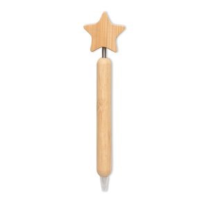 STARPEN Bolígrafo bambú estrella - GiftRetail CX1581