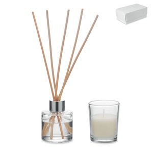 MUSKA SET Set vela y difusor de vainilla - GiftRetail MO3112