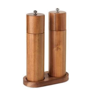 TUCCO SET Set sal y pimienta de acacia - GiftRetail MO3120