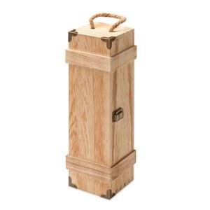 VINBOX + Caja de madera para vino - GiftRetail MO3121