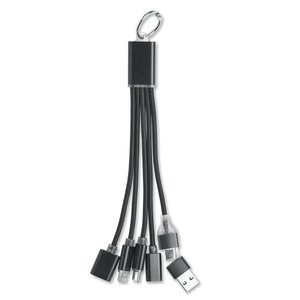 HUBLUE Llavero cable de carga 3 en 1 - GiftRetail MO3150