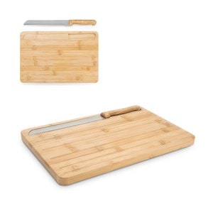 Tabla de cortar de bambú con cuchillo incluido - Egotier 94394